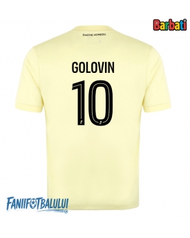 AS Monaco Aleksandr Golovin #10 Tricou Fotbal Replică 2025-26 Barbati Treilea